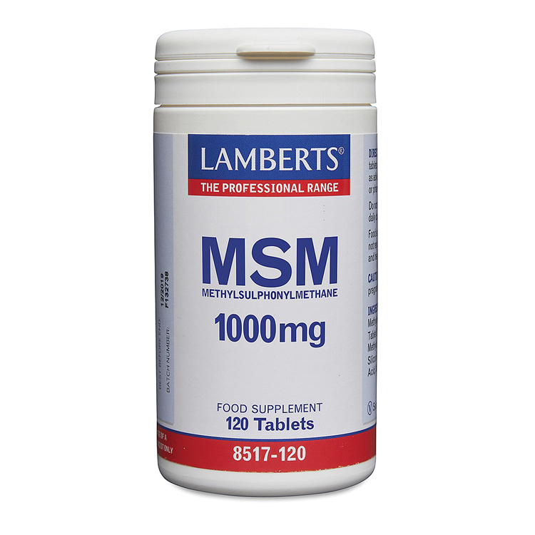 Lamberts MSM 1000mg 120 tabs